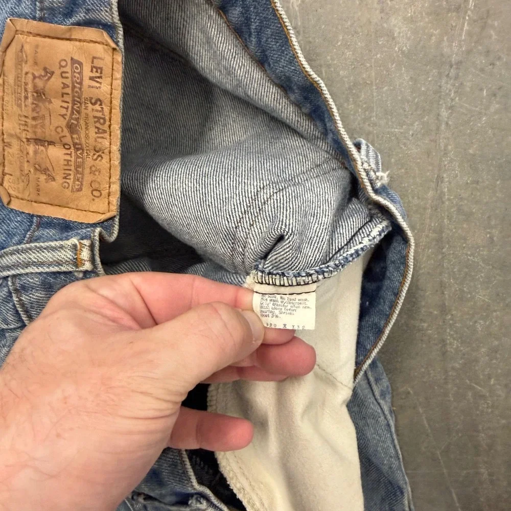 Vintage 70s Levis 517 Orange Tab Jeans 29x32 Talon 42 Zipper Made in USA Light